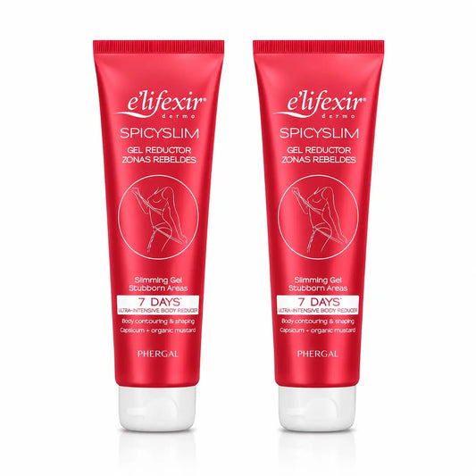 Elifexir Spicyslim Gel Quemagrasa Ultraintensivo Zonas Rebeldes 150Ml , pack 2