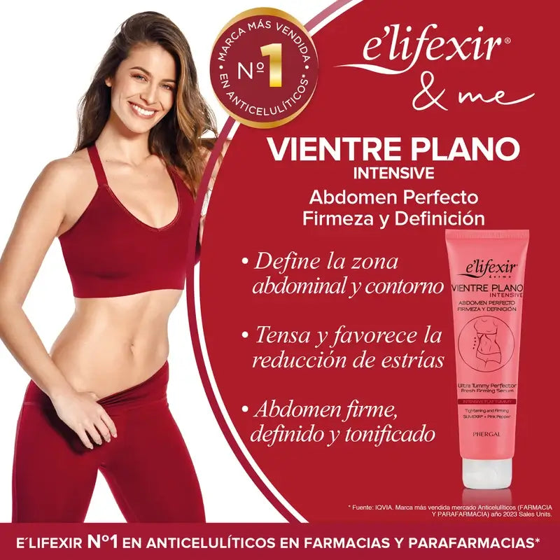 Elifexir Serum Vientre Plano Intensive Reductor Abdomen Reafirmante Quemagrasa 150Ml