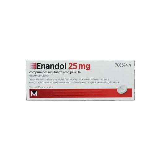 Enandol 25 mg, 16 comprimidos