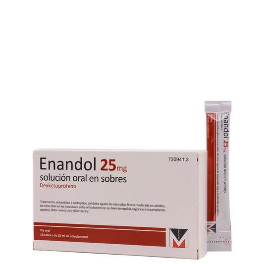 Enandol 25 mg 10 Sobres Solución Oral 10 ml