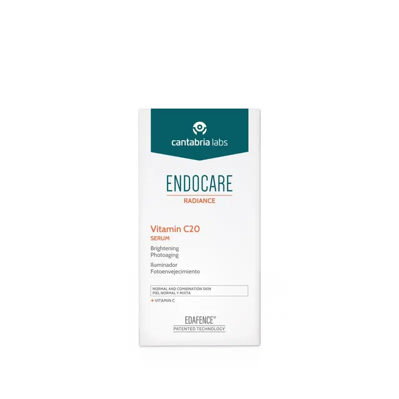 Endocare Serum Antioxidante Con Vitamina C Radiance C20%, 30 ml