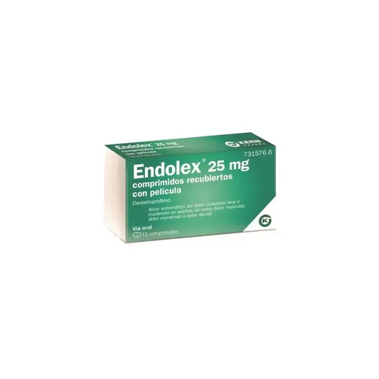 Endolex 25 mg, 12 Comprimidos