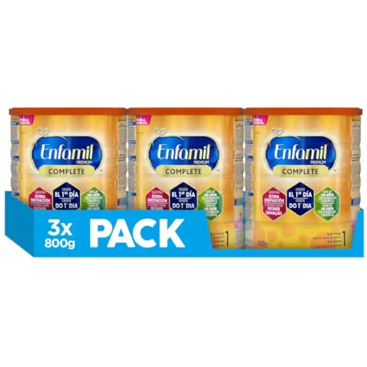Enfamil Complete 1 Leche De Inicio, Pack 3 X 800 Gr