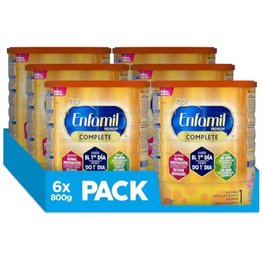 Enfamil Complete 1 Leche De Inicio, Pack 6 X 800 Gr