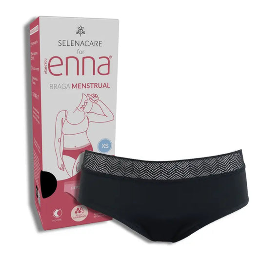 Enna Braga Menstrual Modern Hipster - Flujo Abundante, Talla XS