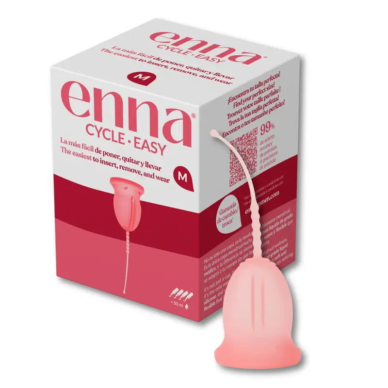 Enna Cycle Easy Copa Menstrual Talla M, 1 Copa