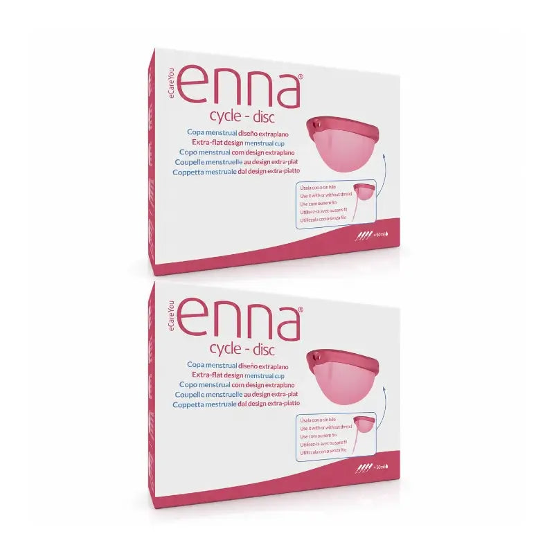 Enna Cycle Disc Copa Menstrual,  Pack 2 Uds