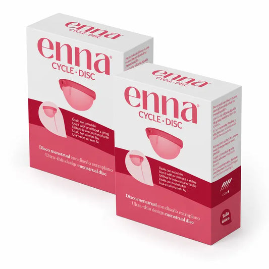 Enna Cycle Disc Copa Menstrual,  Pack 2 Uds