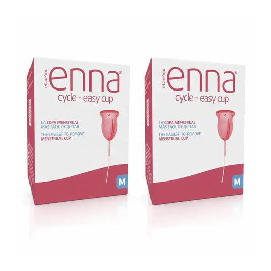 Enna Cycle Easy Copa Menstrual Talla M,  Pack 2 Uds