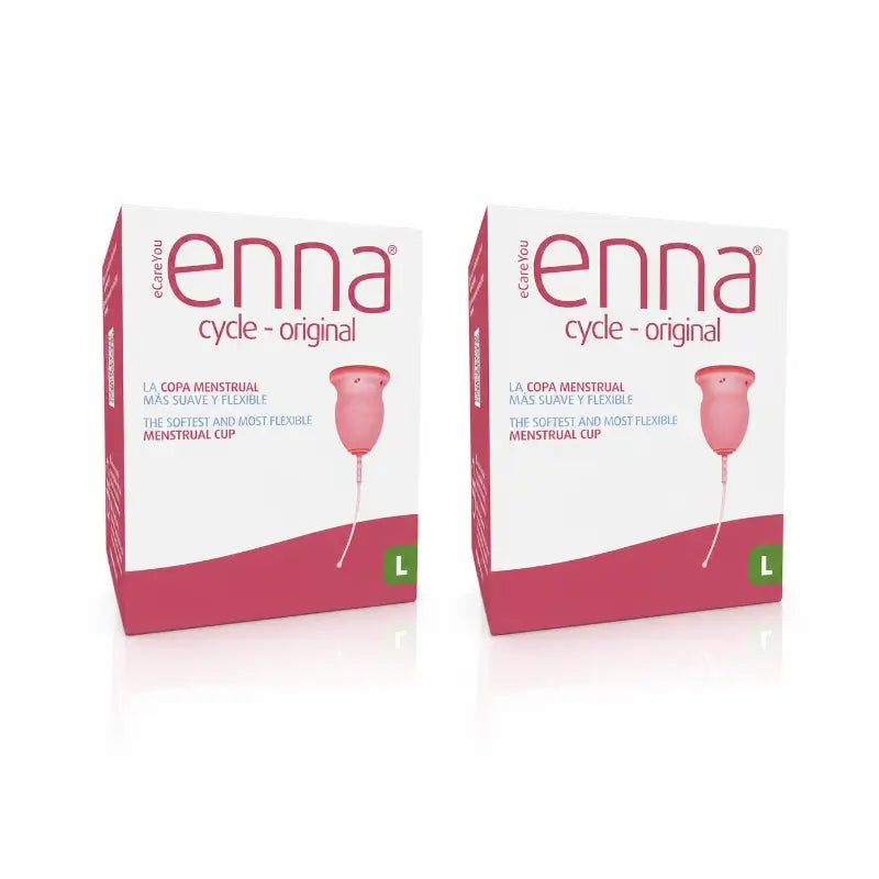 Enna Cycle Original Copa Menstrual Talla L,  Pack 2 Uds