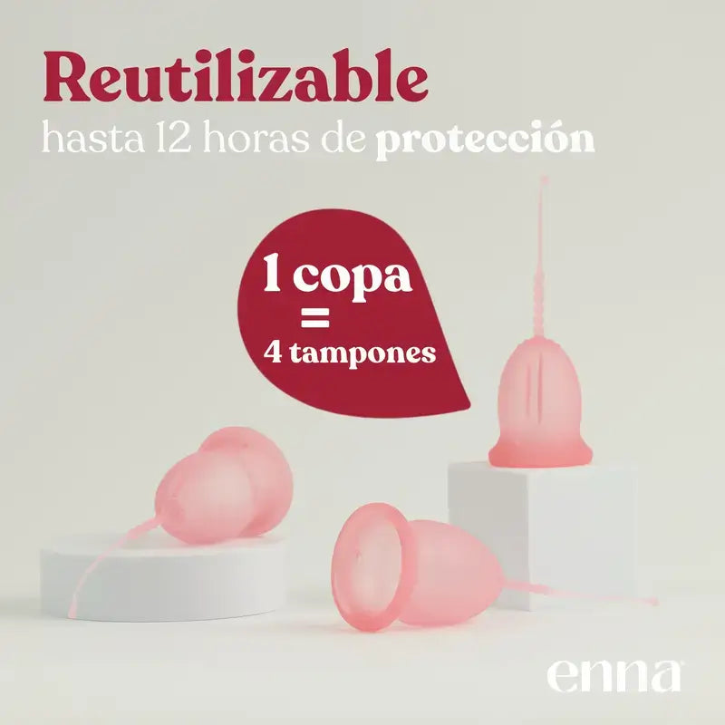 Enna Cycle Starter kit Copa Menstrual, Pack 2 Uds