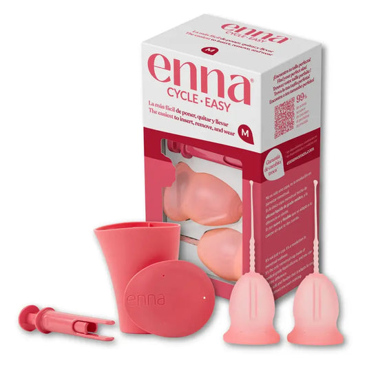 Enna Cycle Easy Talla M - 2 Copas + Caja Esterilizadora + Aplicador