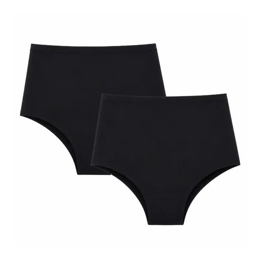 Enna Incontinencia Mujer Cintura Alta 40 Ml Absorción,Talla 2XL, Negro Pack 2 Uds