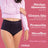 Enna Incontinencia Mujer Cintura Alta 40 Ml, Talla M, Negro