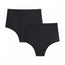 Enna Incontinencia Mujer Cintura Alta 40 Ml, Talla M, Negro Pack 2 Uds