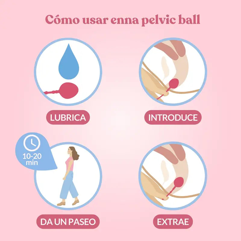 Enna Pelvic Ball Lite Ejercitador Suelo Pélvico Incontinencia Urinaria