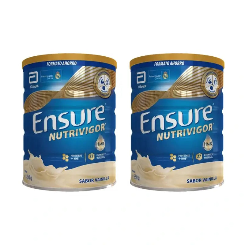Ensure Nutrivigor Vainilla Latas, Pack  2x850 gr