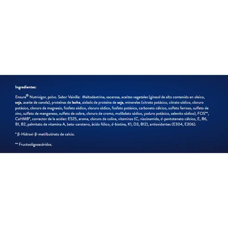 Ensure Nutrivigor Vainilla Latas, Pack  2x850 gr