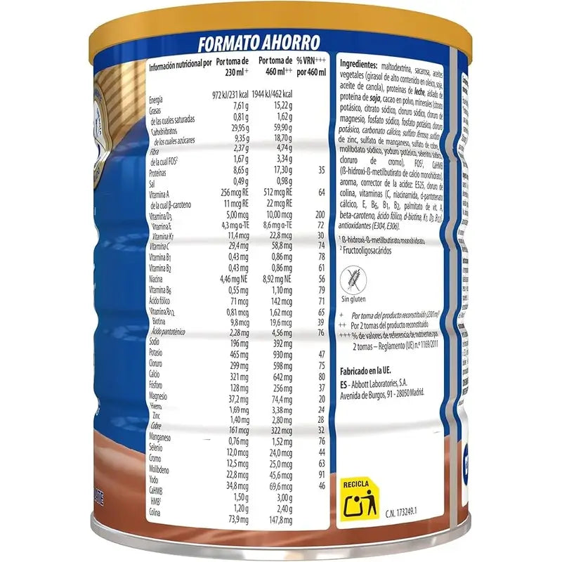 Ensure Pack Ahorro Chocolate 850G + 400Gr , 1250 gramos