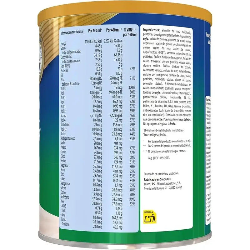 Ensure Pack Ahorro Origen Vegetal 850G + 400Gr , 1250 gramos