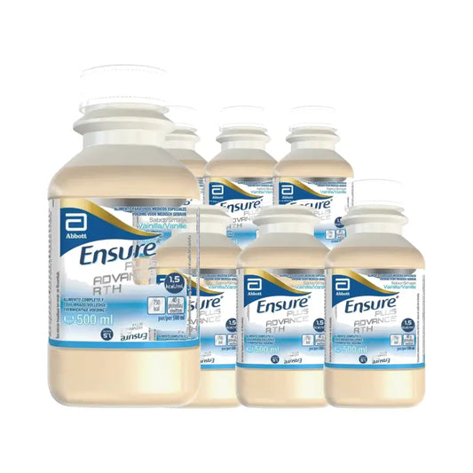 Ensure Plus Advance R.T.H 8 R.T.H Vainilla, 8 X 500 Ml