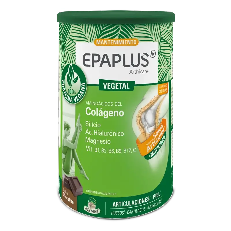 Epaplus Arthicare Colágeno Mantenimiento Vegetal Sabor Chocolate , 30 unidades