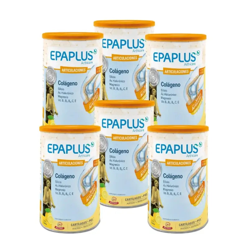 Epaplus Arthicare Colágeno Sabor Limón, Pack 6 x 334,25 gr