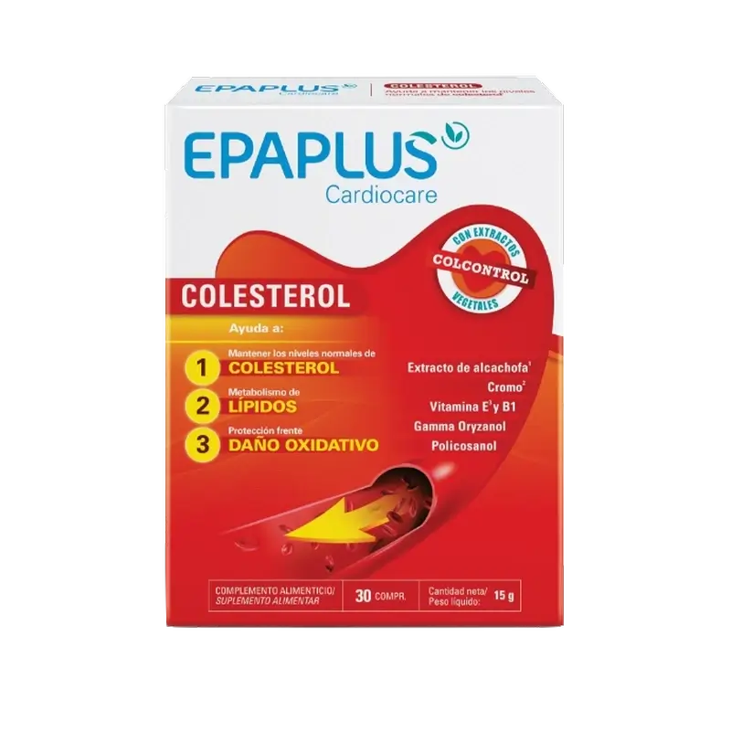 Epaplus Cardiocare Colesterol , 30 comprimidos