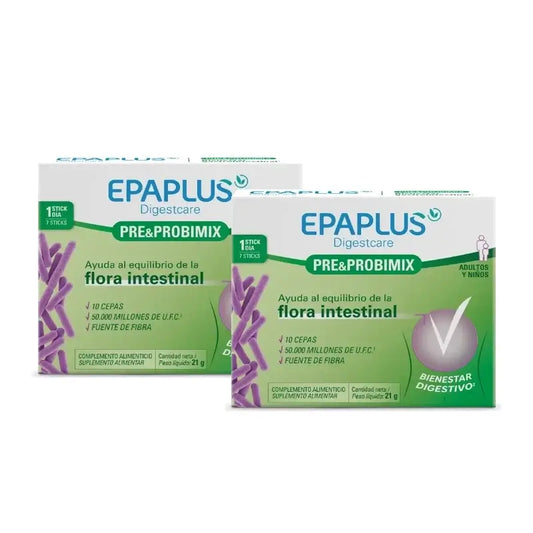 Epaplus Digestcare Pre&Probimix 7 Sticks, Pack 2