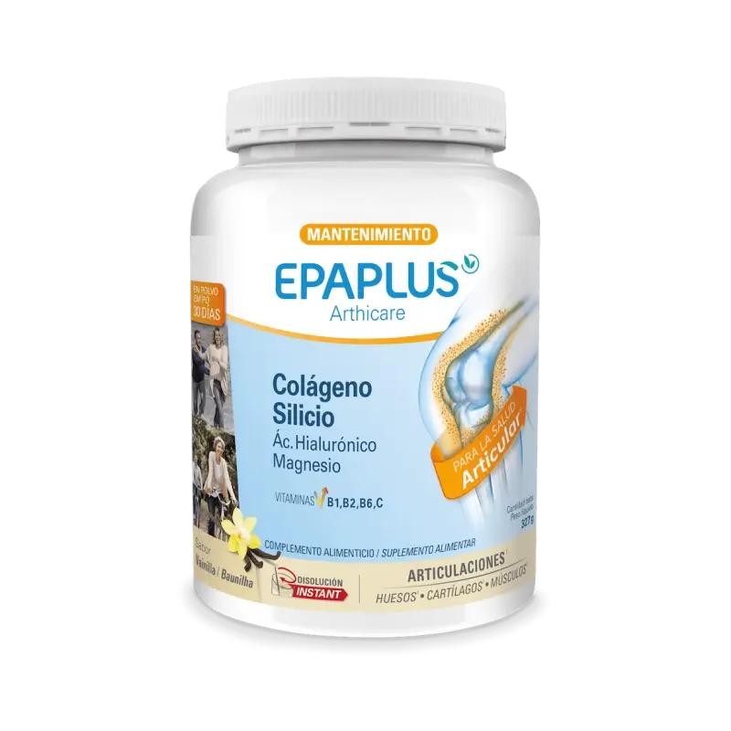 Epaplus Duplo Articulaciones Colágeno + Silicio Sabor Vainilla, 2x326 gr