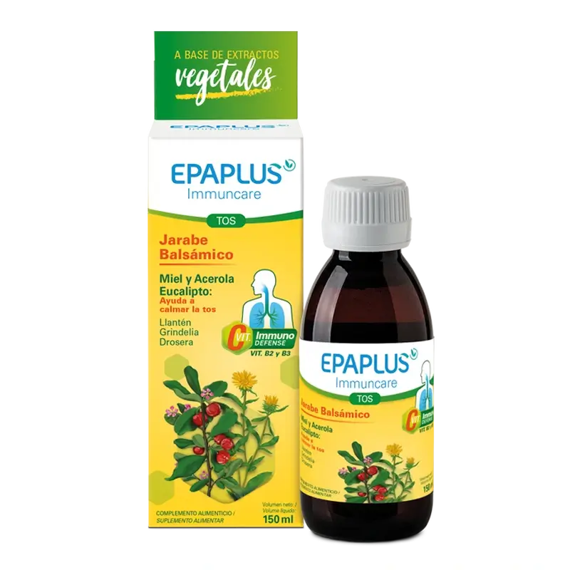 Epaplus Immuncare Tos Jarabe Adultos Sabor Limón , 150 ml