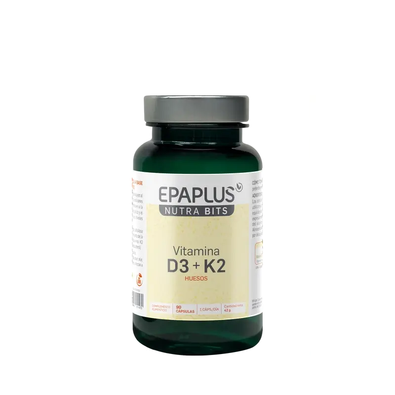 Epaplus Nutrabits Vitamina D3+K2, 90 Caps