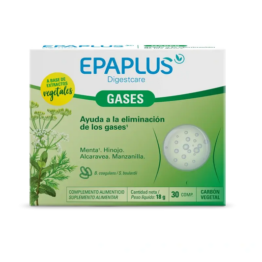 Epaplus Digestcare Gases , 30 comprimidos