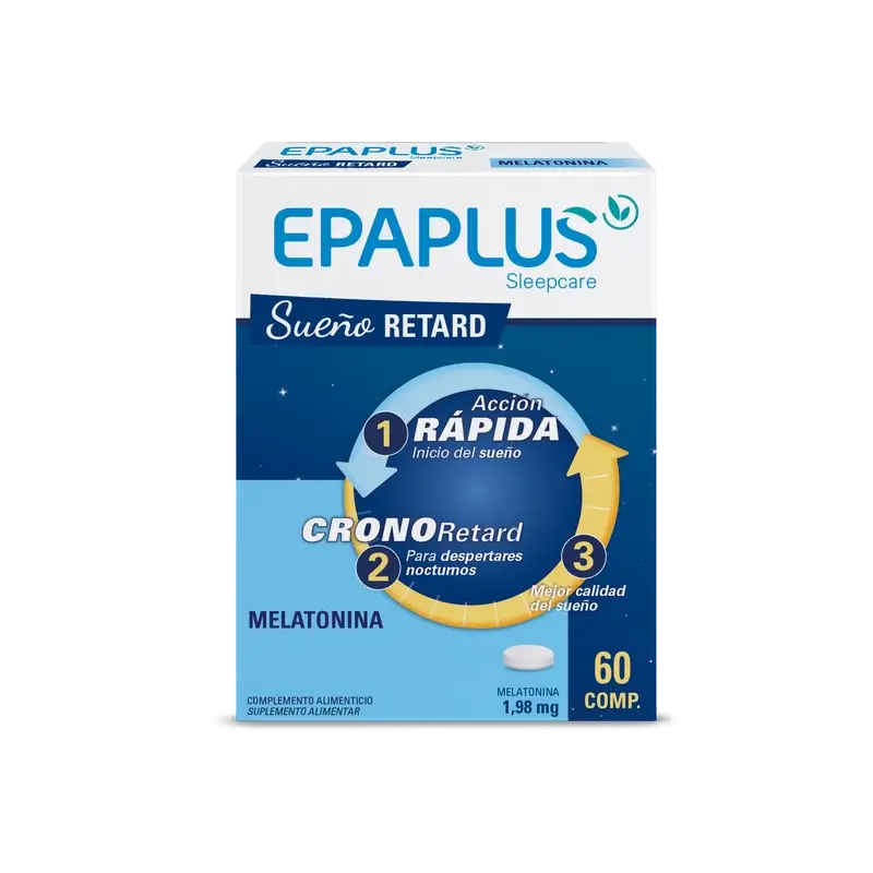 Epaplus Sleepcare Melatonina Retard Plus , 60 comprimidos