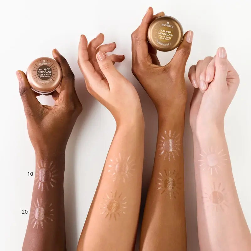 Essence Bálsamo Iluminador Facial Y Corporal Balm Of Sunshine 20, 16 g