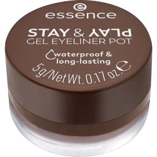 Essence Eyeliner Gel En Tarro Stay & Play 02 , 5 gr