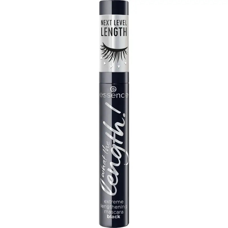 Essence Máscara De Pestañas Negra What The Length! Extreme Lengthening 01, 10 ml