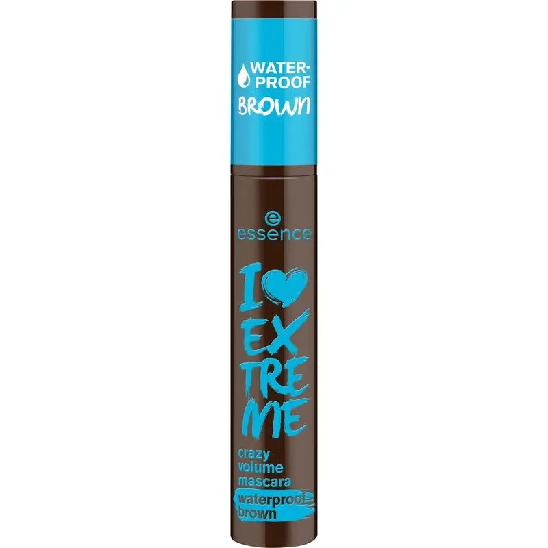 Essence Máscara Pestañas Waterproof Marrón I Love Extreme Crazy Volume 01, 12 ml