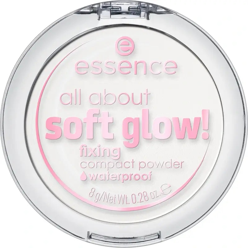 Essence Polvo Compacto Resistente Al Agua All About Soft Glow! , 8 gr