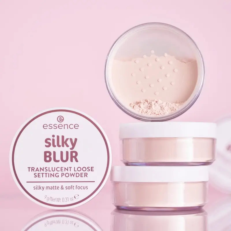 Essence Polvos Sueltos Fijadores Translúcidos Silky Blur 10, 9 g