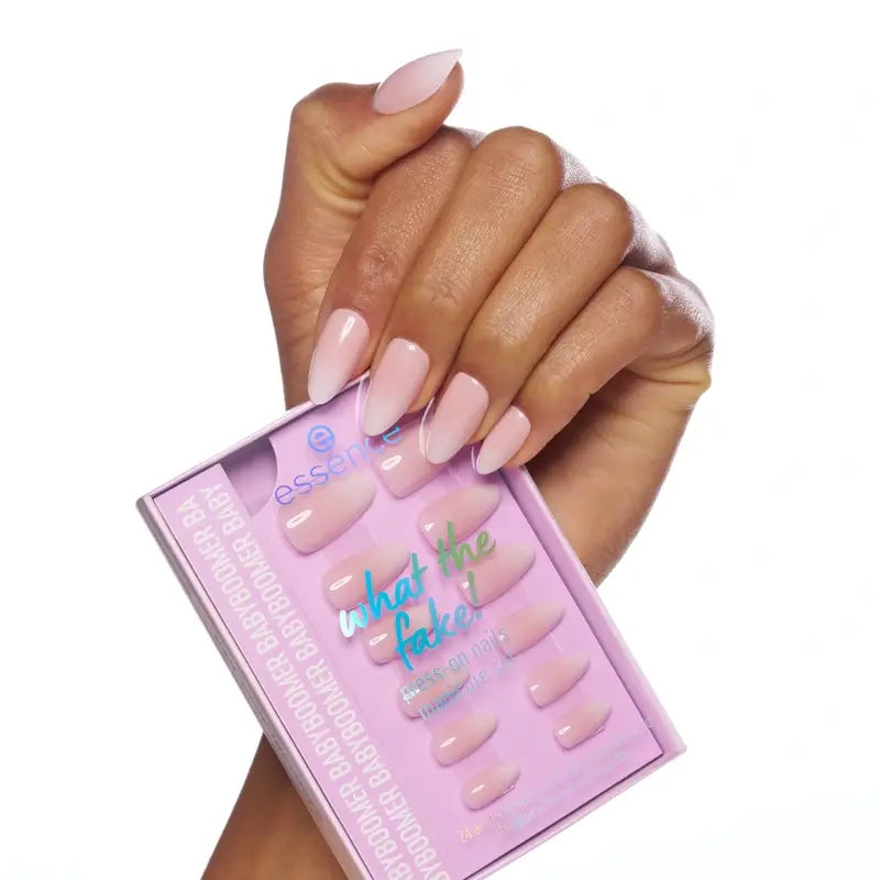 Essence Set De Manicura Con Uñas Postizas What The Fake! Press-On Nails 03 , 28 unidades