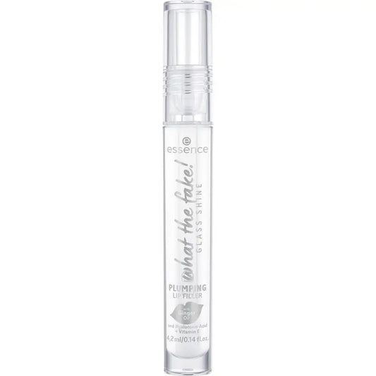 Essence What The Fake! Brillo De Labios Voluminizador Glass Shine Transparente, 4.2 ml