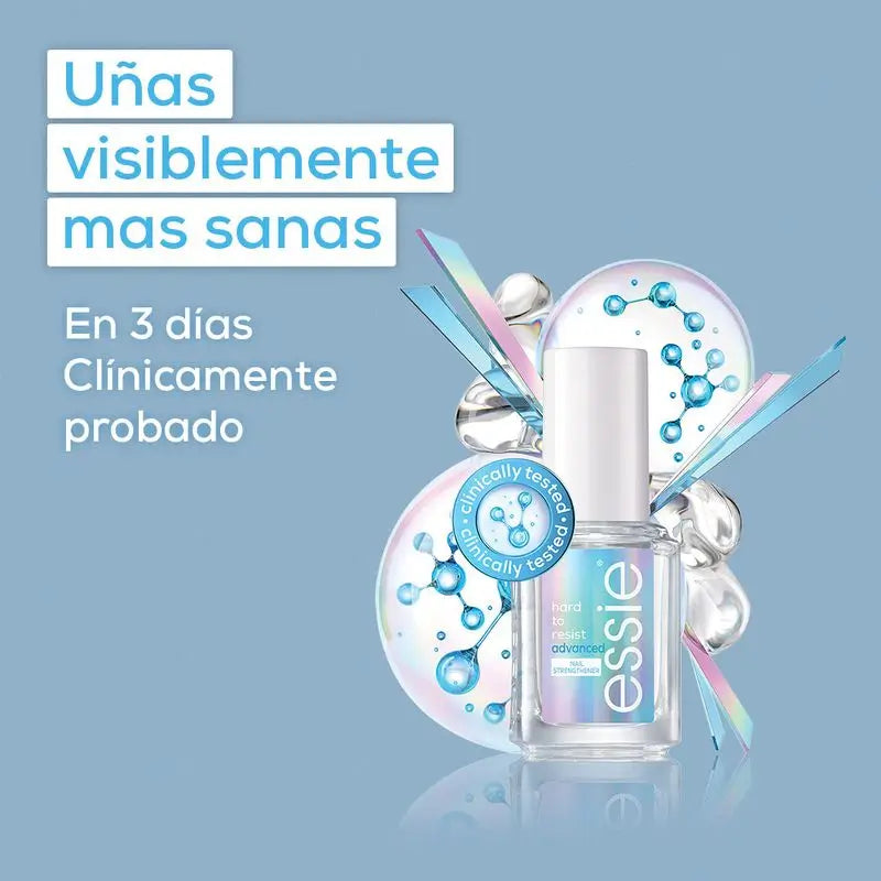 Essie Hard To Resist Advanced, Tratamiento Endurecedor De Uñas, Tecnología Msm, Clear
