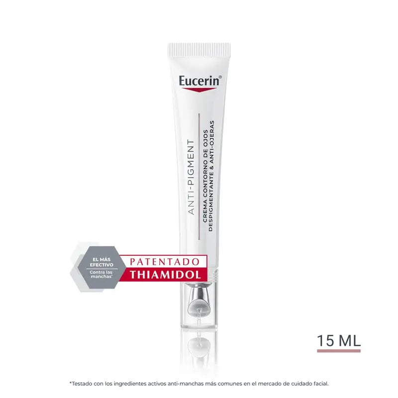 Eucerin Anti-Pigment Contorno de Ojos Despigmentante & Anti-Ojeras, 15 ml