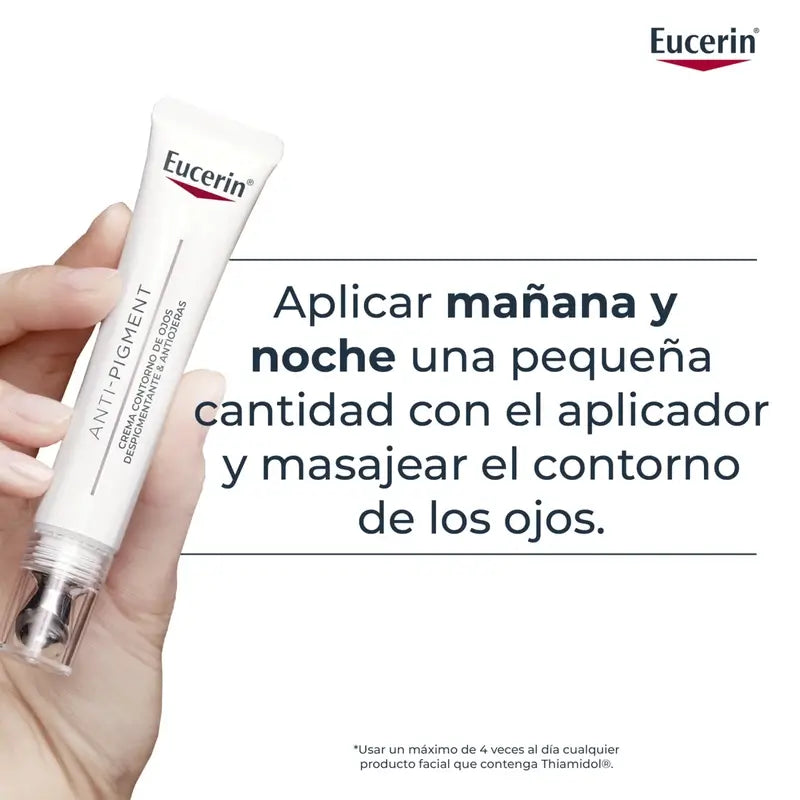 Eucerin Anti-Pigment Contorno de Ojos Despigmentante & Anti-Ojeras, 15 ml