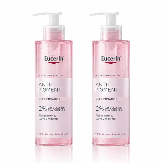 Eucerin Anti-Pigment Gel Limpiador, 400Ml , pack 2