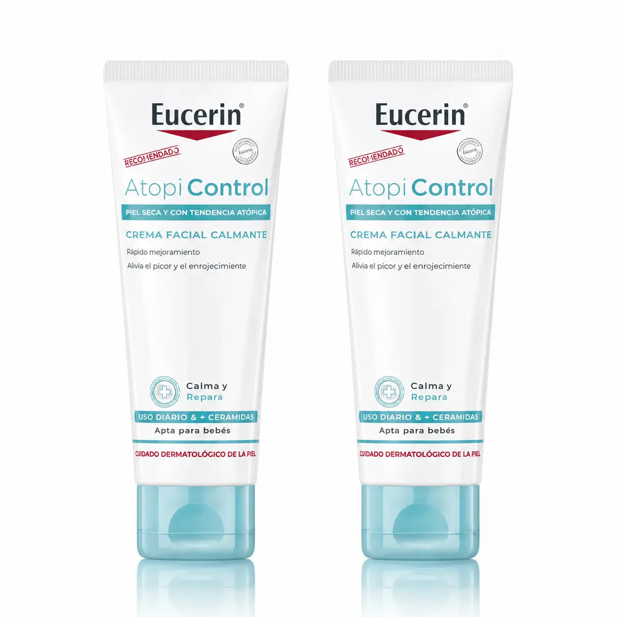 Eucerin Atopicontrol Crema Facial, 50 Ml , pack 2