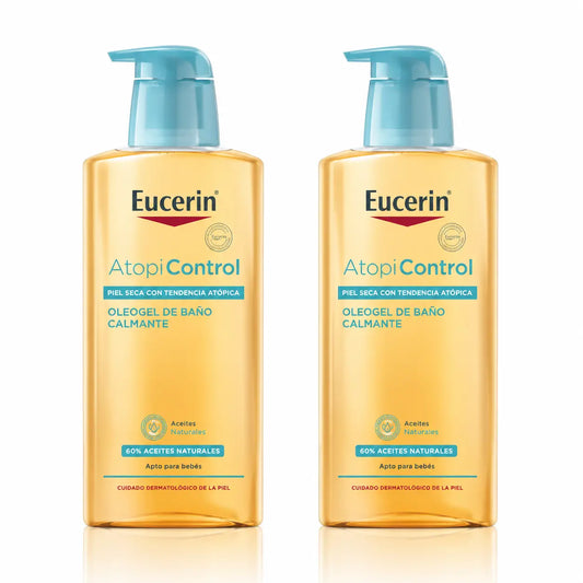 Eucerin Atopicontrol Oleogel De Baño, 400 Ml , pack 2