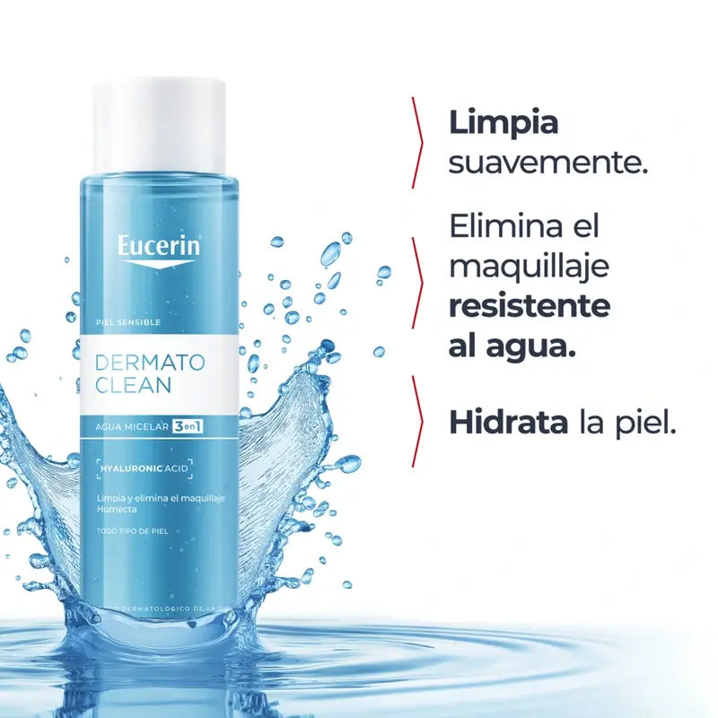 Eucerin Dermatoclean Agua Micelar, 400 ml
