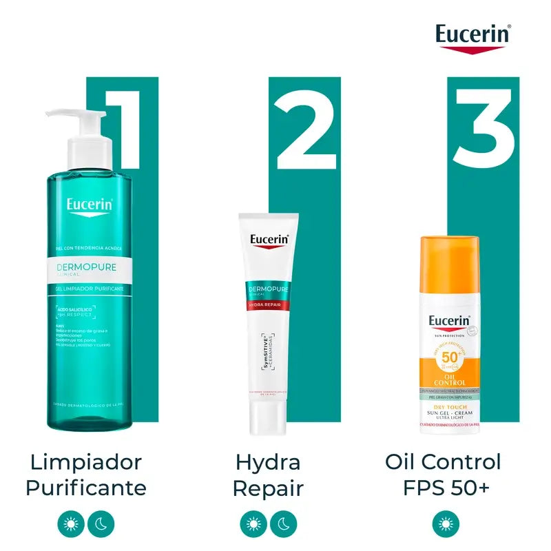 Eucerin Dermopure Oil Control Hydra Repair Coadyuvante, 50 ml